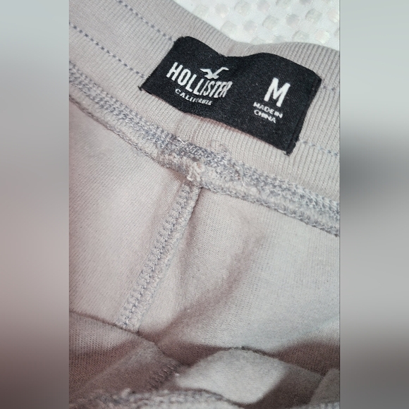 HOLISTER CALIFORNIA EUC SZ MEDIUM GRAY POCKET JOGGERS SWEATPANTS - Picture 8 of 11